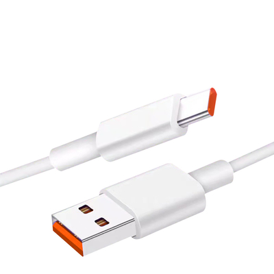 ความยาว 1 ม. สีขาวสายชาร์จข้อมูล USB 20V 3A 60W USB 3.1 สำหรับการชาร์จอย่างรวดเร็ว