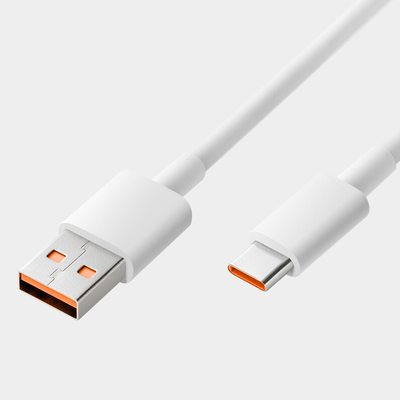 ความยาว 1 ม. สีขาวสายชาร์จข้อมูล USB 20V 3A 60W USB 3.1 สำหรับการชาร์จอย่างรวดเร็ว