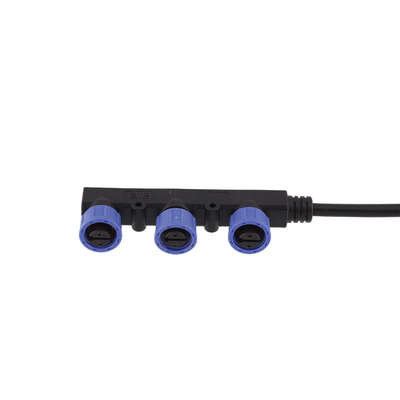 1 เมตร M15 สายต่อกันน้ำ F รูปร่างเปลือกพลาสติก PVC แจ็คเก็ตสำหรับพลังงานแสงอาทิตย์