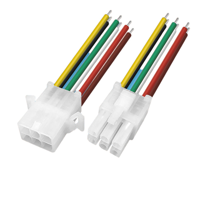 ลากสายแบบกำหนดเองได้หลายสีพร้อมขั้วต่อ Pitch 3191 ขนาด 3.96 มม. เทียบเท่า