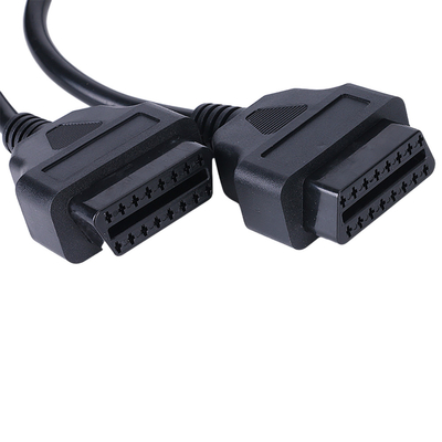 2 in 1 ชุดสายไฟรถยนต์แบบ Overmolded 16pins ชายถึง 2 หญิง Y Splitter Type