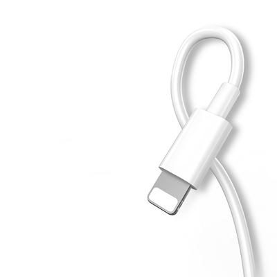 OEM ODM PVC USB สายชาร์จข้อมูล 2.4A สำหรับ Iphone ชาร์จเร็ว