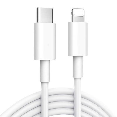 OEM ODM PVC USB สายชาร์จข้อมูล 2.4A สำหรับ Iphone ชาร์จเร็ว