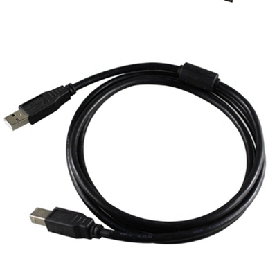 สาย USB ความเร็วสูงสีดำ, สายเครื่องพิมพ์ USB 2.0 ชายกับหญิง