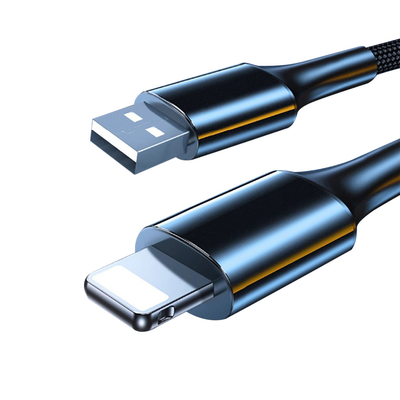 OEM Fast Charging Data Cable, สายไนลอนไมโคร USB 2.4A สำหรับ Iphone