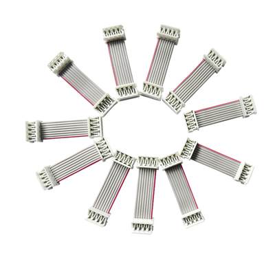 UL2651 สายแพแบน 15 ซม. ยาว 2.54 มม. 1.27 มม. สีเทาพิทช์