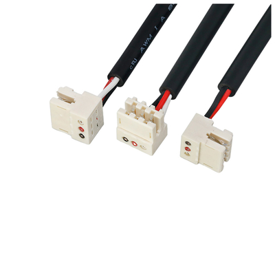 ชุดสายเคเบิล IDC ความยาว 30 ซม. พร้อมขั้วต่อไฟ Lumberg 3515 สีเบจ
