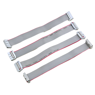 สายแพแบน IDC สองแถว 2.54 มม. ปลั๊กตัวผู้ UL2651 ประเภท 28AWG