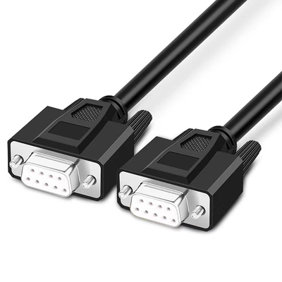 ปลั๊กตัวผู้กับตัวผู้ Rs232 สายเคเบิลอนุกรม 3 ฟุตพร้อมขั้วต่อ DB9 DB15 DB25 D Sub