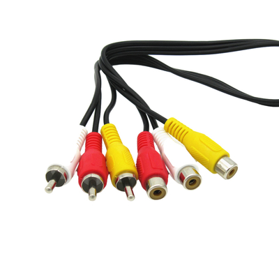 สายวิดีโอเสียงชายกับหญิง, สาย AV Rca 3 เส้นสำหรับโปรเจคเตอร์ลำโพงเสียง