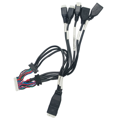 ATX Housing Overmolding Cable Assembly JST PH2.0 Wire Crimp Housing เป็น USB2.0 ตัวเมีย