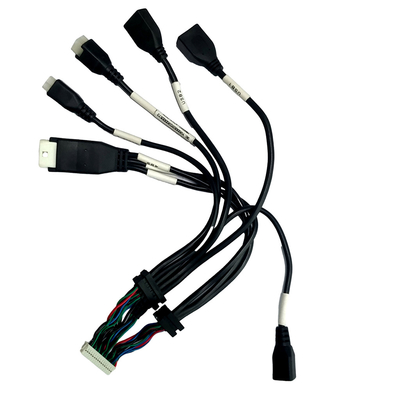 ATX Housing Overmolding Cable Assembly JST PH2.0 Wire Crimp Housing เป็น USB2.0 ตัวเมีย