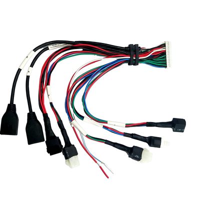 ATX Housing Overmolding Cable Assembly JST PH2.0 Wire Crimp Housing เป็น USB2.0 ตัวเมีย