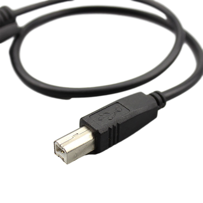 สายเคเบิล RS232 Overmolding แบบกำหนดเองประกอบ DB9 ตัวเมียเป็น USB 2.0 B ประเภทตัวผู้