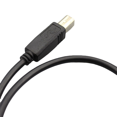 สายเคเบิล RS232 Overmolding แบบกำหนดเองประกอบ DB9 ตัวเมียเป็น USB 2.0 B ประเภทตัวผู้