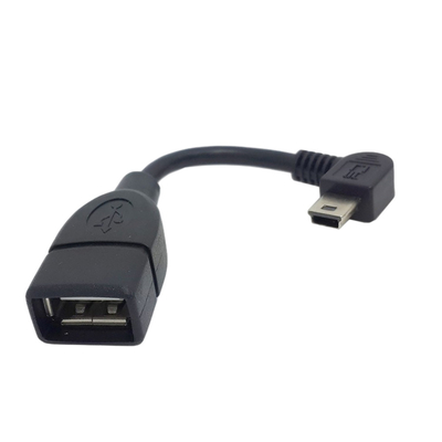 สายชาร์จข้อมูล USB OTG ขนาดเล็ก A หญิงถึง B ชายสำหรับรถยนต์ MP3 MP4