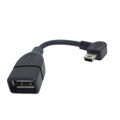 สายชาร์จข้อมูล USB OTG ขนาดเล็ก A หญิงถึง B ชายสำหรับรถยนต์ MP3 MP4