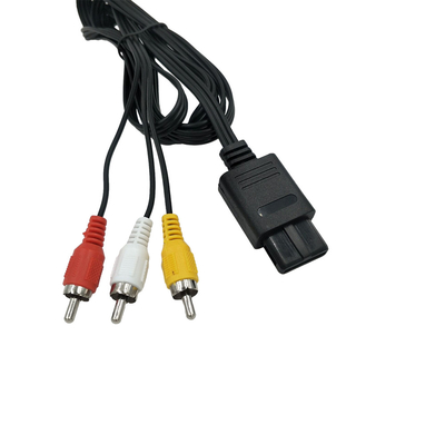 สายวิดีโอเสียง Gamecube 6 ฟุต, สาย AV Composite สำหรับ Nintendo 64 N64