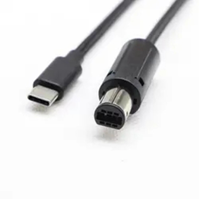 สายเคเบิลคอนโทรลเลอร์ Gamecube แบบถัก 2 ม. Type C USB 2.0 ตัวผู้ถึงตัวผู้ 6 พิน