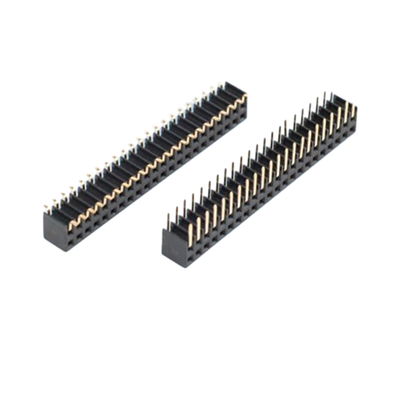 PCB มุมขวาตรง เครื่องเชื่อมสตรี 0.5A ถึง 3A ผ่านรู 2.54 มม.