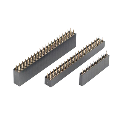1.27mm Pitch SMT Pin Header PCB Connector สองแถว 4P ถึง 60P THT