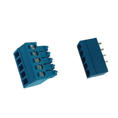 สี Plug Pcb ปลายบล็อก 3.5mm/3.81mm/5.0mm/5.08mm/7.5mm/7.62mm Pitch