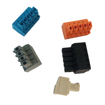 สี Plug Pcb ปลายบล็อก 3.5mm/3.81mm/5.0mm/5.08mm/7.5mm/7.62mm Pitch