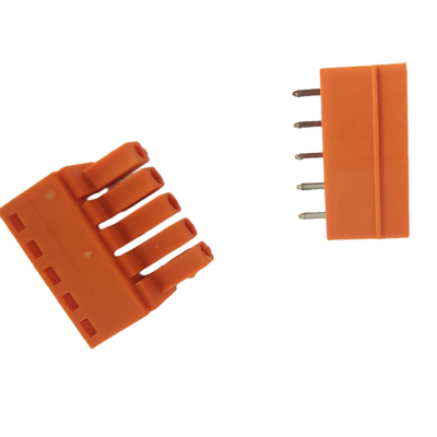 สี Plug Pcb ปลายบล็อก 3.5mm/3.81mm/5.0mm/5.08mm/7.5mm/7.62mm Pitch