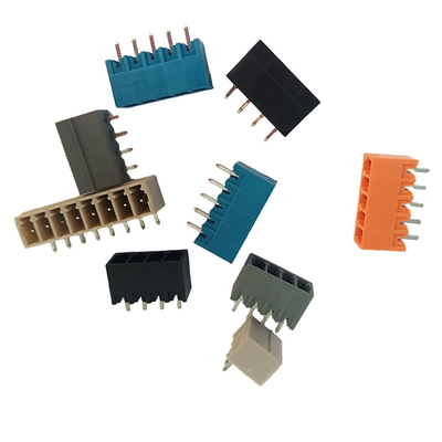 สี Plug Pcb ปลายบล็อก 3.5mm/3.81mm/5.0mm/5.08mm/7.5mm/7.62mm Pitch