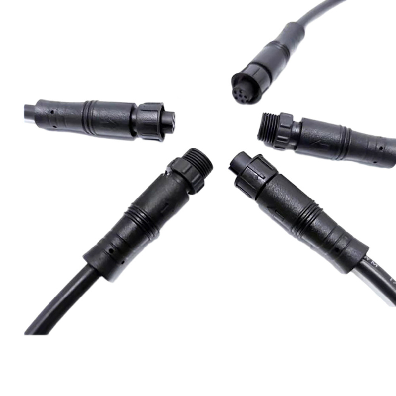 6 Pin M10 สายต่อกันน้ำความยาว 4 ฟุตสำหรับ E Bike Quick Coupling