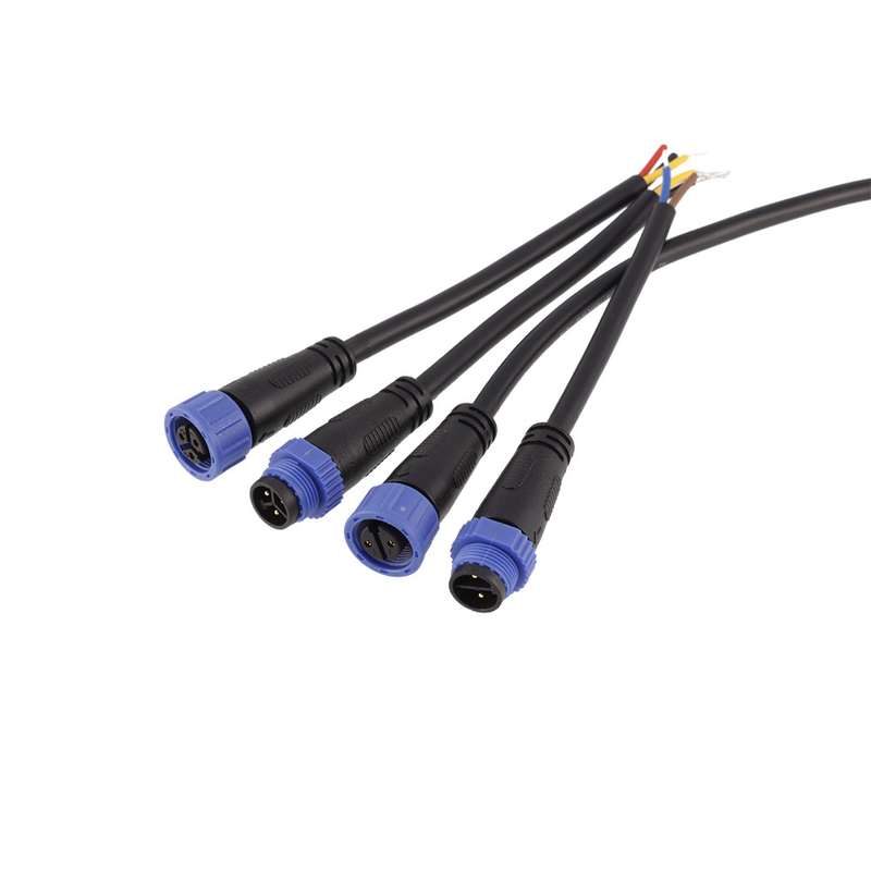 1 เมตร M15 สายต่อกันน้ำ F รูปร่างเปลือกพลาสติก PVC แจ็คเก็ตสำหรับพลังงานแสงอาทิตย์
