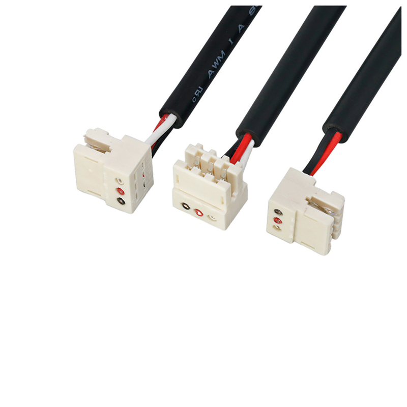 ชุดสายเคเบิล IDC ความยาว 30 ซม. พร้อมขั้วต่อไฟ Lumberg 3515 สีเบจ