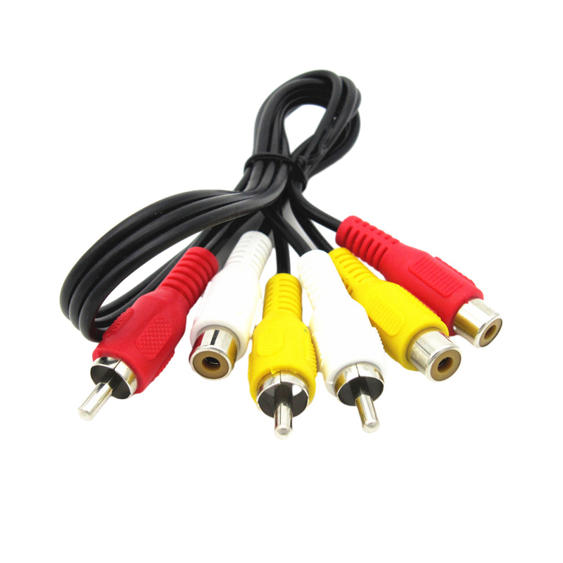 สายวิดีโอเสียงชายกับหญิง, สาย AV Rca 3 เส้นสำหรับโปรเจคเตอร์ลำโพงเสียง