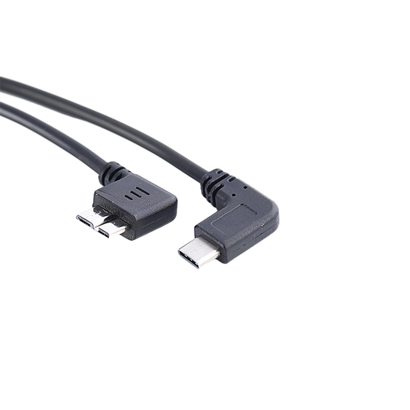 3.0 B Type To USB Type C สายเคเบิลถ่ายโอนข้อมูล Micro USB 20Gbps สำหรับฮาร์ดไดรฟ์ภายนอก