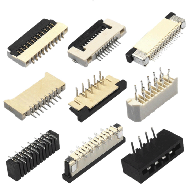 ขั้วต่อ FFC SMT ZIF DIP 40 พินพร้อมระยะพิทช์ 0.5 มม. 0.8 มม. 1.0 มม