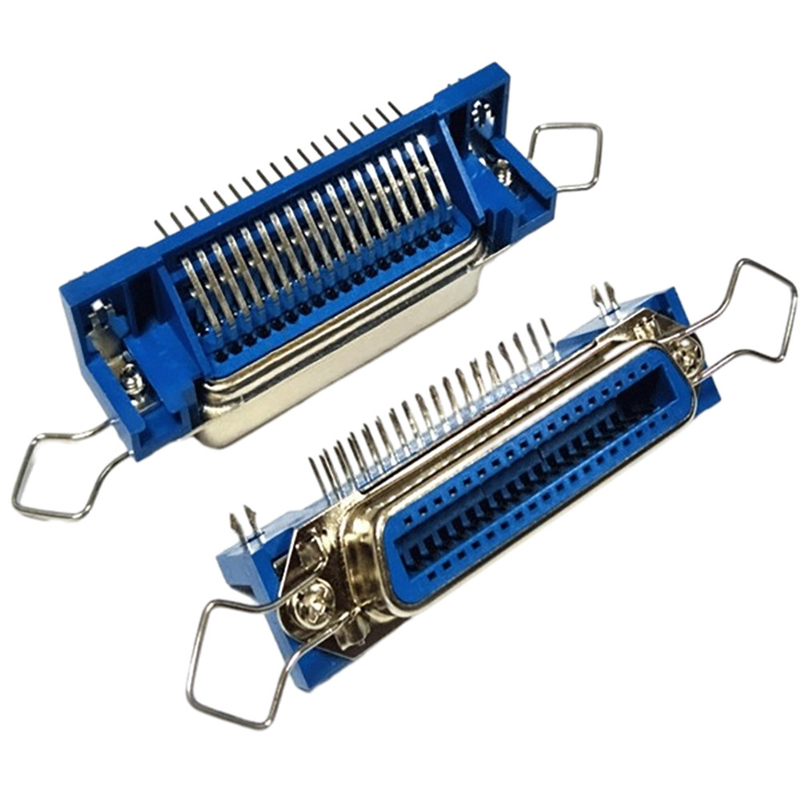 คอนเนคเตอร์ PCB Edge ตัวผู้ตัวเมีย Centronics 57 Series พร้อมซ็อกเก็ตเครื่องพิมพ์ประเภท DIP