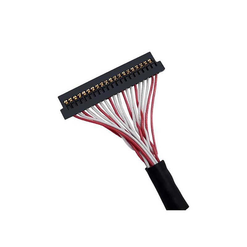 ชุดสายรัดสายเคเบิลแบบมัลติคอร์ 32AWG สำหรับหน้าสัมผัสตัวเชื่อมต่อ