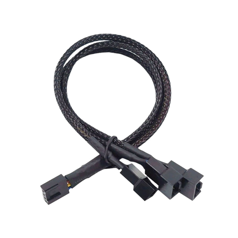 2.54mm Pitch Amp Connector Cable Assemblies อลูมิเนียมฟอยล์ ปกป้องสายไฟสําหรับเครื่องปั่น PC