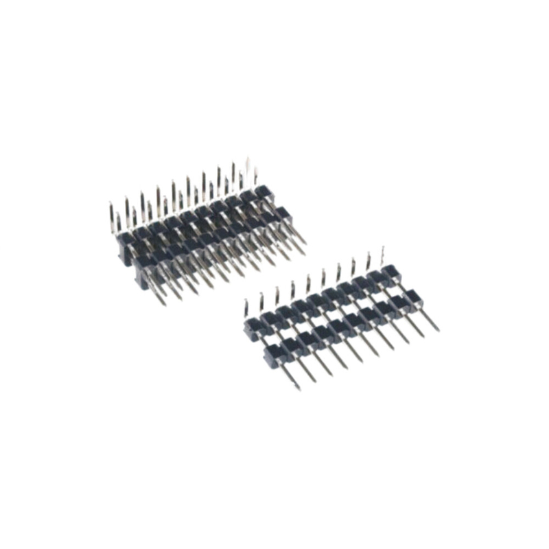 1.27mm Pitch SMT Pin Header PCB Connector สองแถว 4P ถึง 60P THT