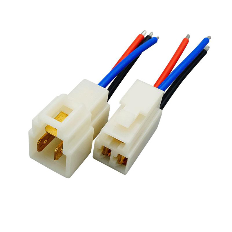 มอเตอร์ไซเคิล รถไฟฟ้า ไฟจอจอสายไฟ 2.8mm Pitch Male And Female