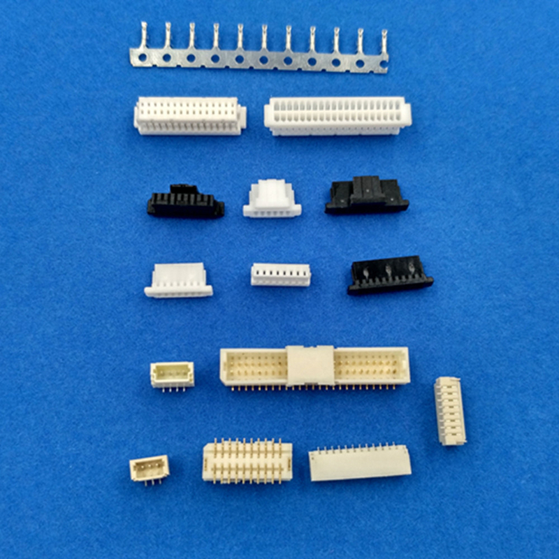 1.0mm Pitch PA66 วัสดุ สายต่อ board สําหรับ JST SH Connector Crimp Housing